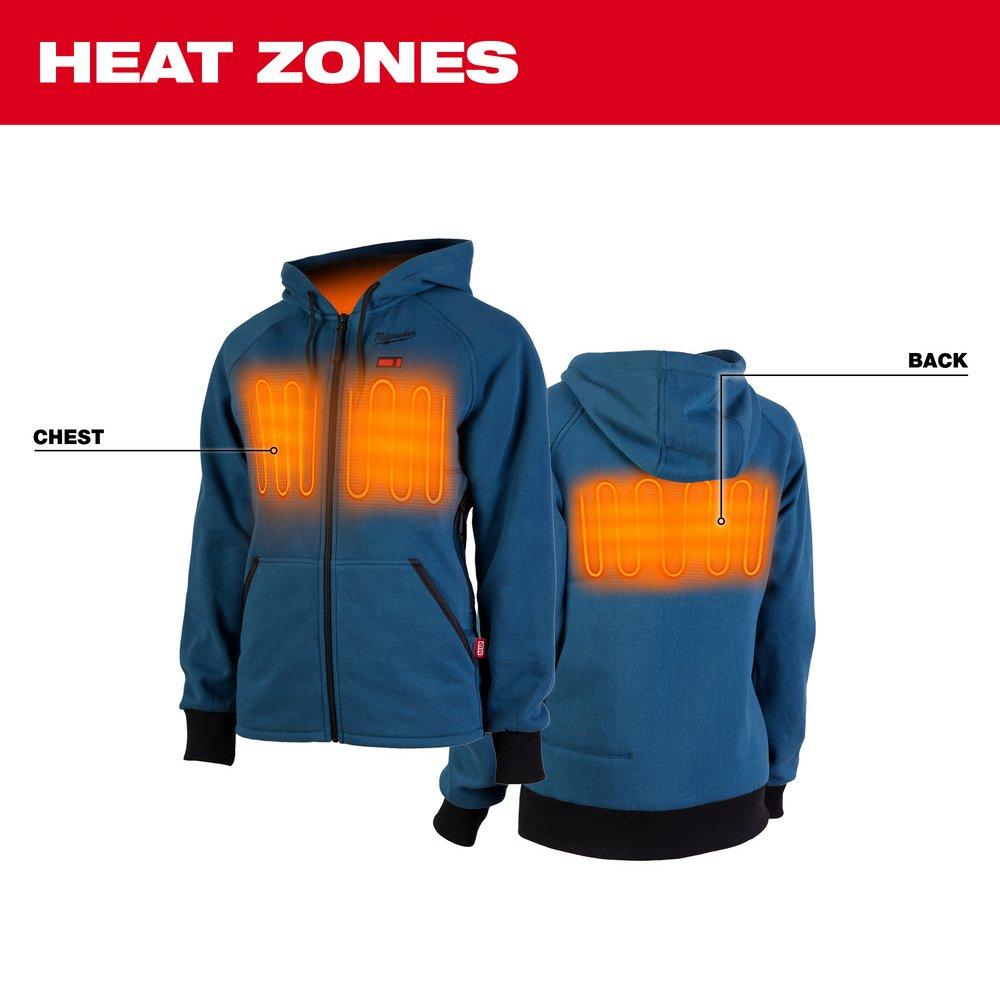 Milwaukee&reg; Black 12V Lithium-ion Polyester Heated Hoodie in Black 