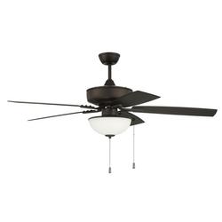 52 in. 5-Blade Indoor/Outdoor Ceiling Fan in Espresso