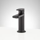 Signature Hardware Matte Black Single Handle Bathroom Sink Faucet 