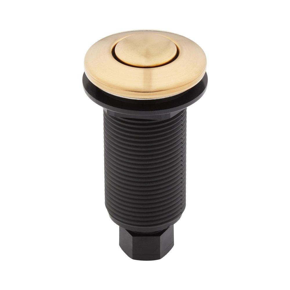 Signature Hardware Brushed Gold Sink Top Switch Button 