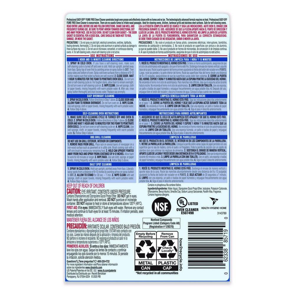 24 oz Easy Off Fume Free Oven Cleaner (Case of 6) 