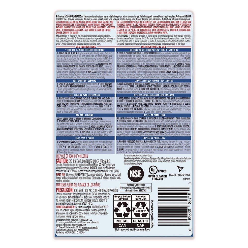 EASY-OFF&reg; PRO White Cleaner for Grease Remover, Multi-purpose and Ovens (Case of 6) 