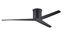 56 in. 3-Blade Indoor/Outdoor Ceiling Fan in Matte Black