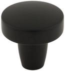 1-1/4 in. Cabinet Knob in Flat Black