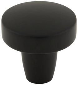 1-1/4 in. Cabinet Knob in Flat Black