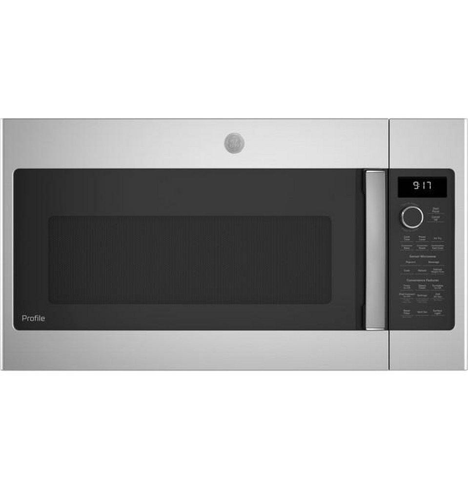 GE Profile™ Stainless Steel 1700W 1.7 cu. ft. Recirculating Over the Range Microwave 