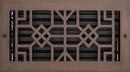 SOLID BRASS WALL REGISTER OIL RUBBED BRONZE 6X12 