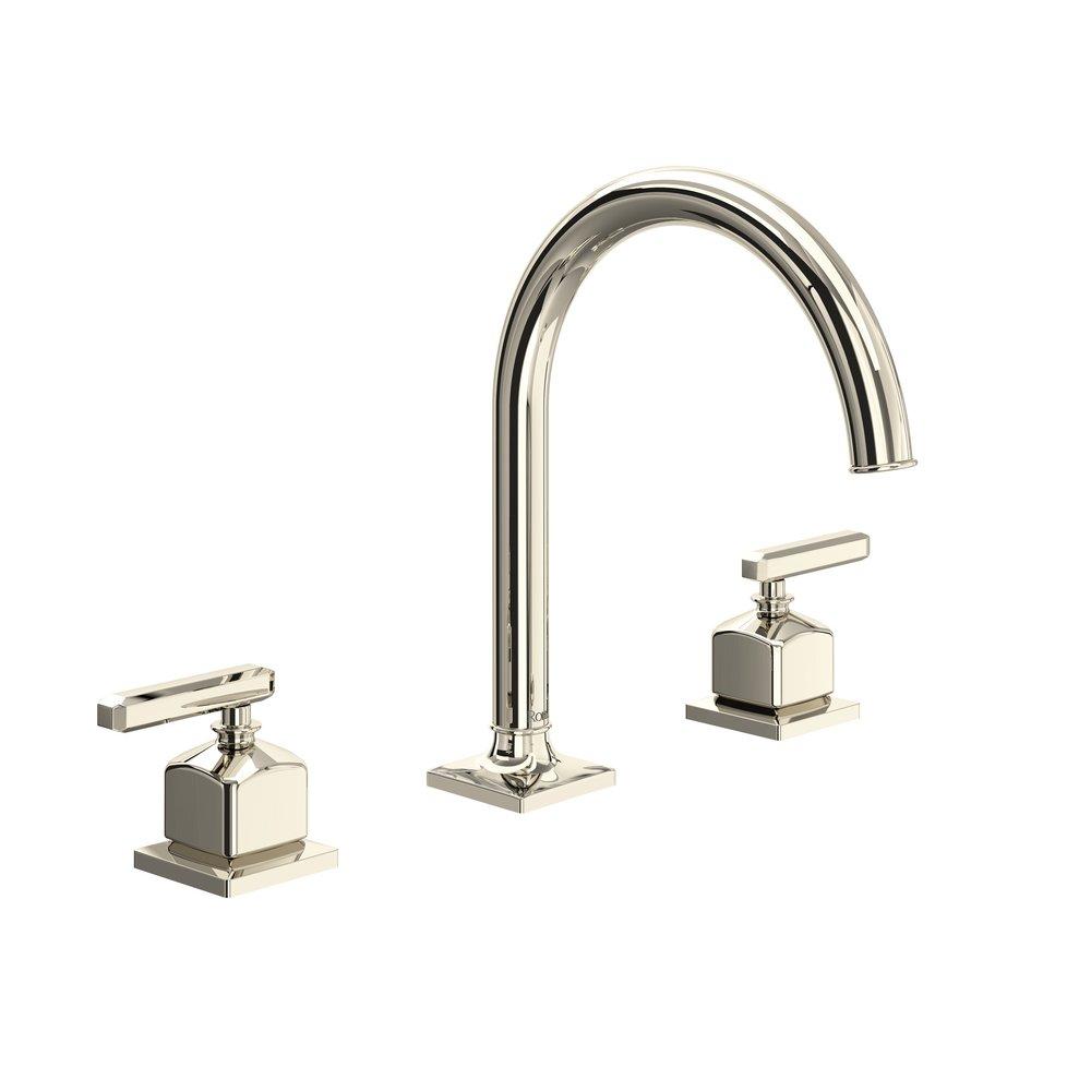 ROHL&reg; Polished Nickel Two Handle Widespread Bathroom Sink Faucet 