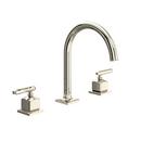 Two Handle Widespread Bathroom Sink Faucet in Polished Nickel