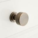 11/4 BRASS CABINET KNOB ANTIQUE BRASS 