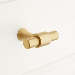 1-3/4 in. Cabinet T-Knob in Satin Brass
