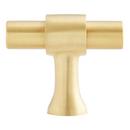 Signature Hardware Satin Brass 1-3/4 in. Cabinet T-Knob 