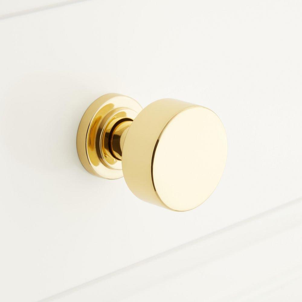 Signature Hardware Polished Brass 13-1/4 in. Solid Bronze Cabinet Pull 