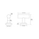Signature Hardware Polished Nickel 7 in. Solid Bronze Cabinet Pull 