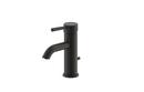 Single Handle Monoblock Bathroom Sink Faucet in Matte Black 