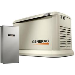 26kW Air-Cooled Standby Generator with Wi-Fi and Transfer Switch