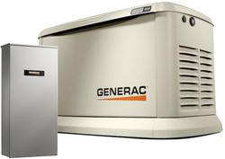 26kW Air-Cooled Standby Generator with Wi-Fi and Transfer Switch