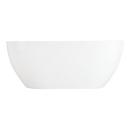 67 x 31-1/2 in. Freestanding Bathtub with Center Drain in White 