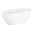 59 x 30 in. Freestanding Bathtub in White 
