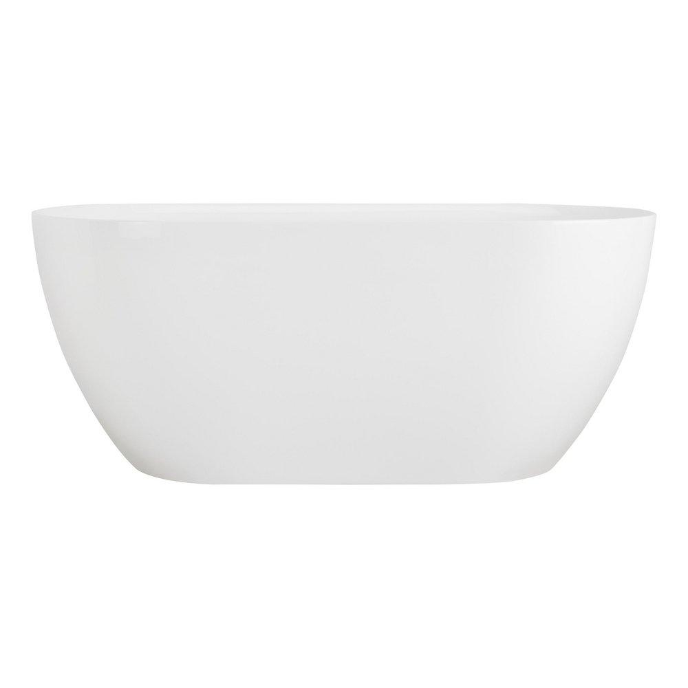 59 x 30 in. Freestanding Bathtub in White 