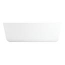 67 in. Freestanding Bathtub in White 