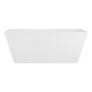 59 x 29 1/2 in. Freestanding Bathtub with Center Drain in White 
