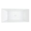 67X32 FS RECT TUB THIN HIBISCUS WH 