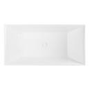 67 x 32 in. Freestanding Bathtub in White 