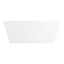 67 x 32 in. Freestanding Bathtub in White 