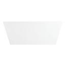 67 x 31-1/2 in. Freestanding Bathtub with Center Drain in White 