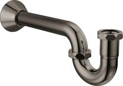 1-5/16 in. Brass P-Trap in Brilliance&reg; Black Onyx