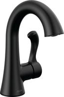 Delta Faucet Matte Black Single Handle Monoblock Bathroom Sink Faucet 