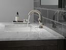 Delta Faucet SpotShield Brushed Nickel Single Handle Monoblock Bathroom Sink Faucet 