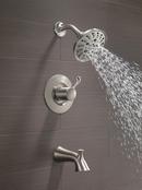 Delta Faucet SpotShield Stainless Single Handle Multi Function Bathtub & Shower Faucet 