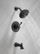 Delta Faucet Matte Black Single Handle Multi Function Bathtub & Shower Faucet 