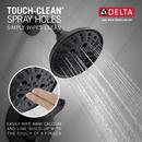 Delta Faucet Matte Black Single Handle Multi Function Bathtub & Shower Faucet 