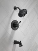 Delta Faucet Matte Black Single Handle Multi Function Bathtub & Shower Faucet 