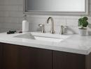 Delta Faucet SpotShield Brushed Nickel Two Handle Widespread Bathroom Sink Faucet 