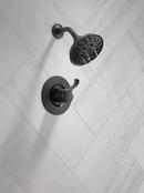 Delta Faucet Matte Black Single Handle Multi Function Shower Faucet 