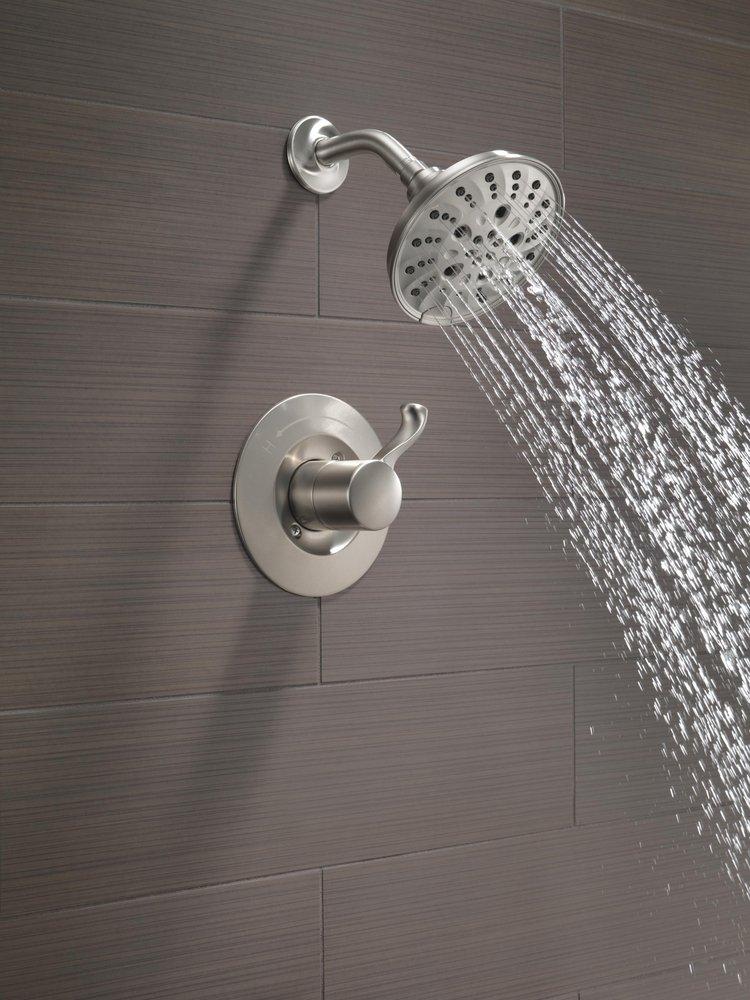 Delta Faucet SpotShield Stainless Single Handle Multi Function Shower Faucet 