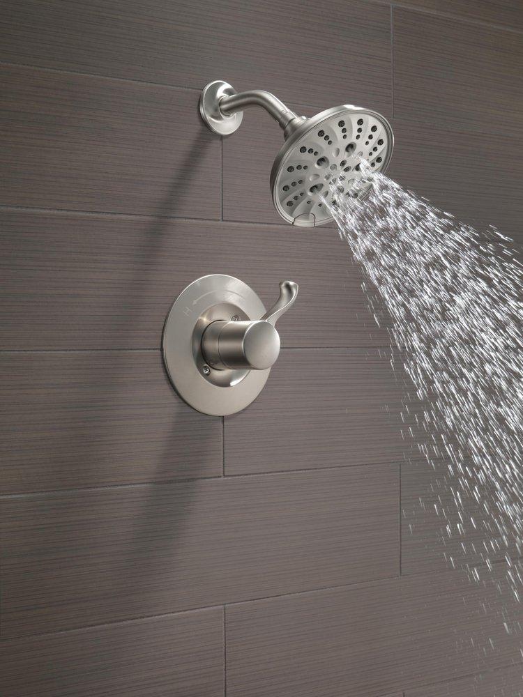Delta Faucet SpotShield Stainless Single Handle Multi Function Shower Faucet 
