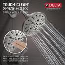 Delta Faucet SpotShield Stainless Single Handle Multi Function Shower Faucet 