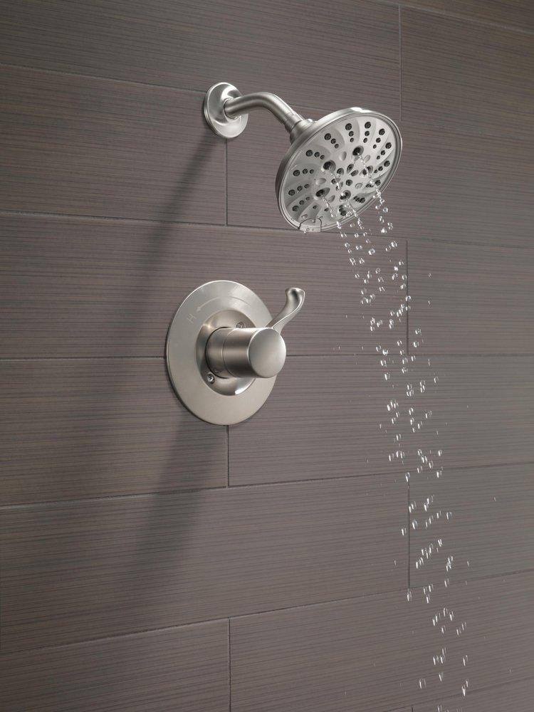 Delta Faucet SpotShield Stainless Single Handle Multi Function Shower Faucet 