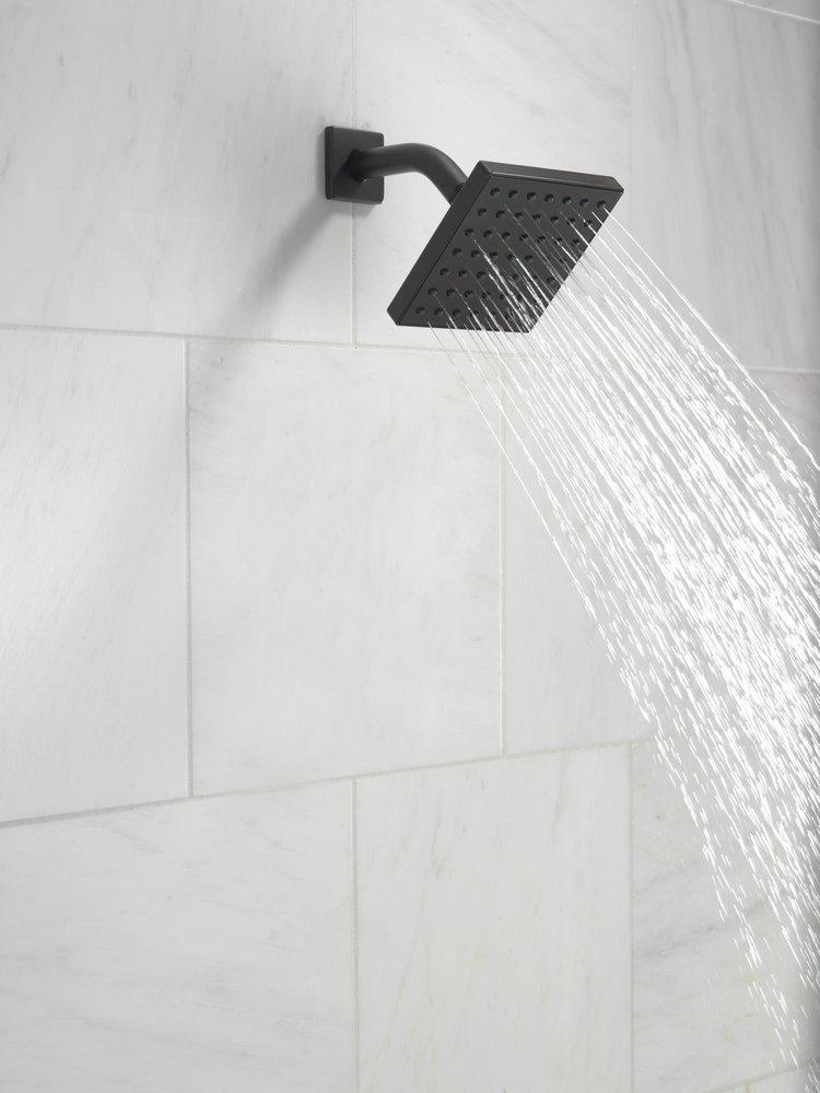 Delta Faucet Matte Black Single Function Showerhead 