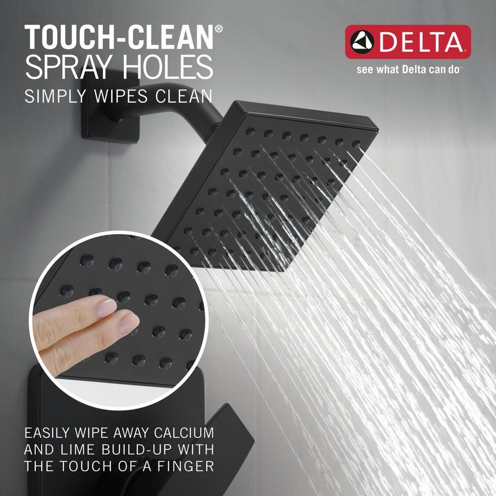 Delta Faucet Matte Black Single Function Full Body Showerhead 