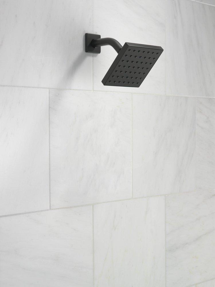 Delta Faucet Matte Black Single Function Full Body Showerhead 