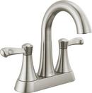 Two Handle Centerset Bathroom Sink Faucet in SpotShield® Brushed Nickel