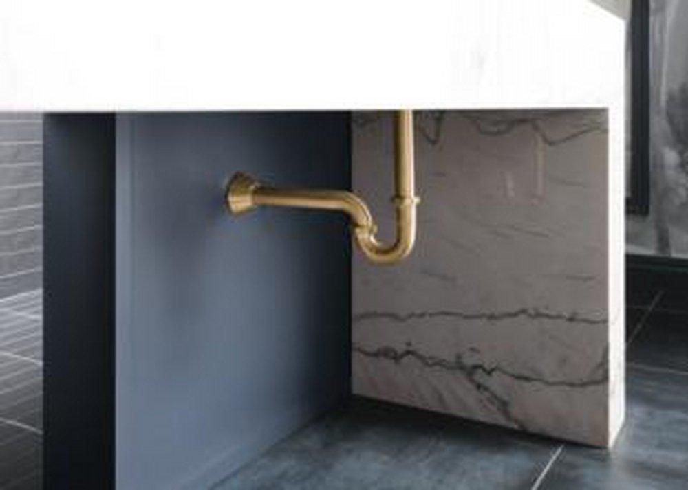 Brizo Polished Gold 1-5/16 in. Brass P-Trap 