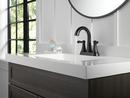 Delta Faucet Matte Black Two Handle Centerset Bathroom Sink Faucet 