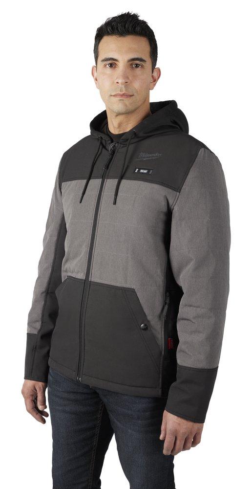Milwaukee&reg; Grey 12V Lithium-ion Polyester Jacket in Grey 